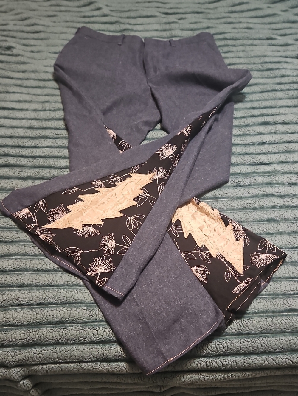 Grateful Dead Bell Bottom High Waist Pants: Hill & Archer